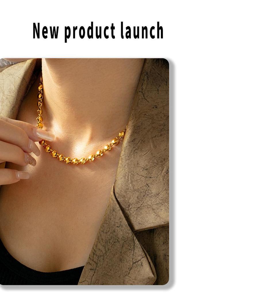 Элегантный европейский и американский набор цепочки и браслета - медные украшения для женщин