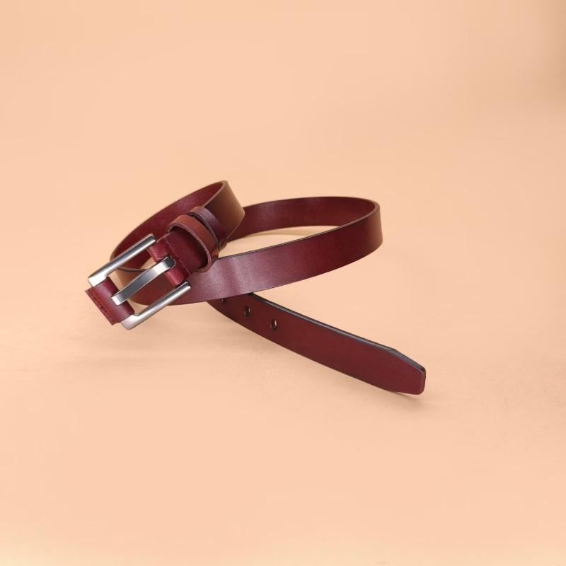 Простой женский ремень первого слоя, универсальный ремень, женский изящный декоративный модный ремень с пряжкой
