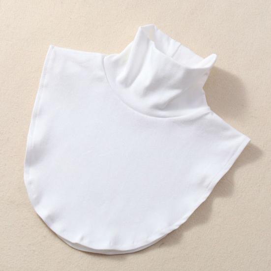 Turtleneck Neck Cover Solid Color High Neck Pullover Fake Collar Women Soft Neck Piece Unisex Accessory