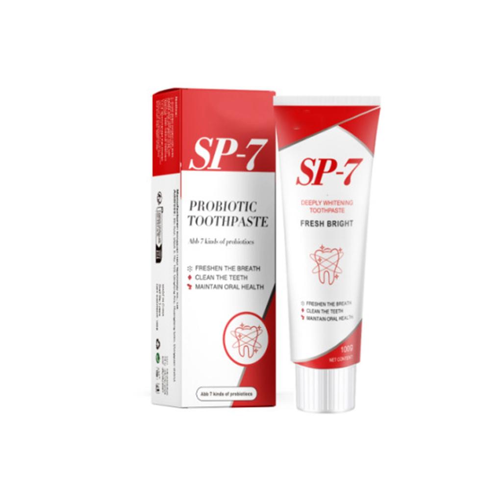 Sp 6 Ультра отбеливающая зубная паста Sp 6 Ультра отбеливающая зубная паста Sp - 6 Пробиотическая осветляющая зубная пастаГлубоко очищающая зубная паста