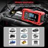 6A 12V Зарядные устройства для автомобильных аккумуляторов Интеллектуальное импульсное восстановление Автомобильные Хранение аккумуляторов Обслуживание аккумуляторов 150 Вт Мощность Зарядное устройство для грузовиков