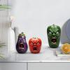 Screaming Vegetables Figurine Resin Emotional Veggies Ornament Evil Screaming Carrot