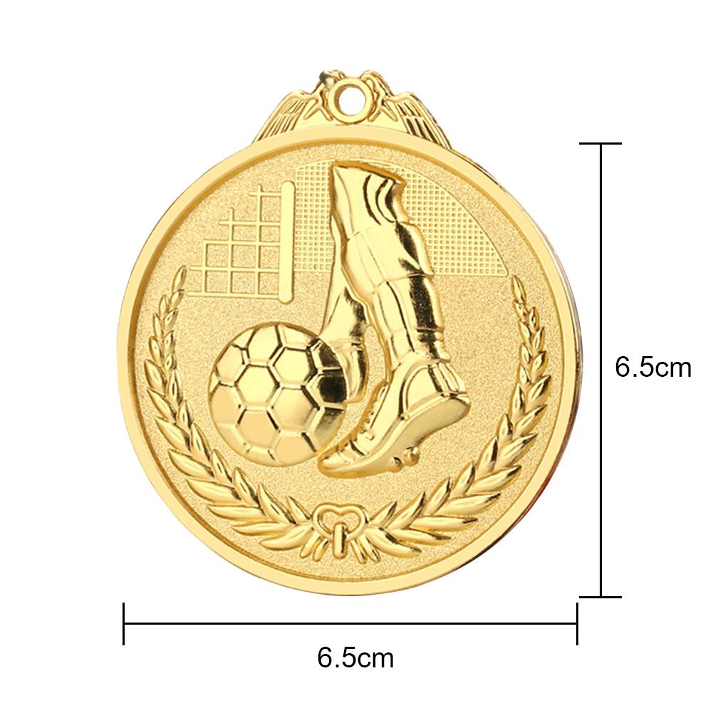 Gold Silver Bronze Medals School Sports Football Volleyball Competition Games Prize Trophy Commemorative Medal soccer trophies