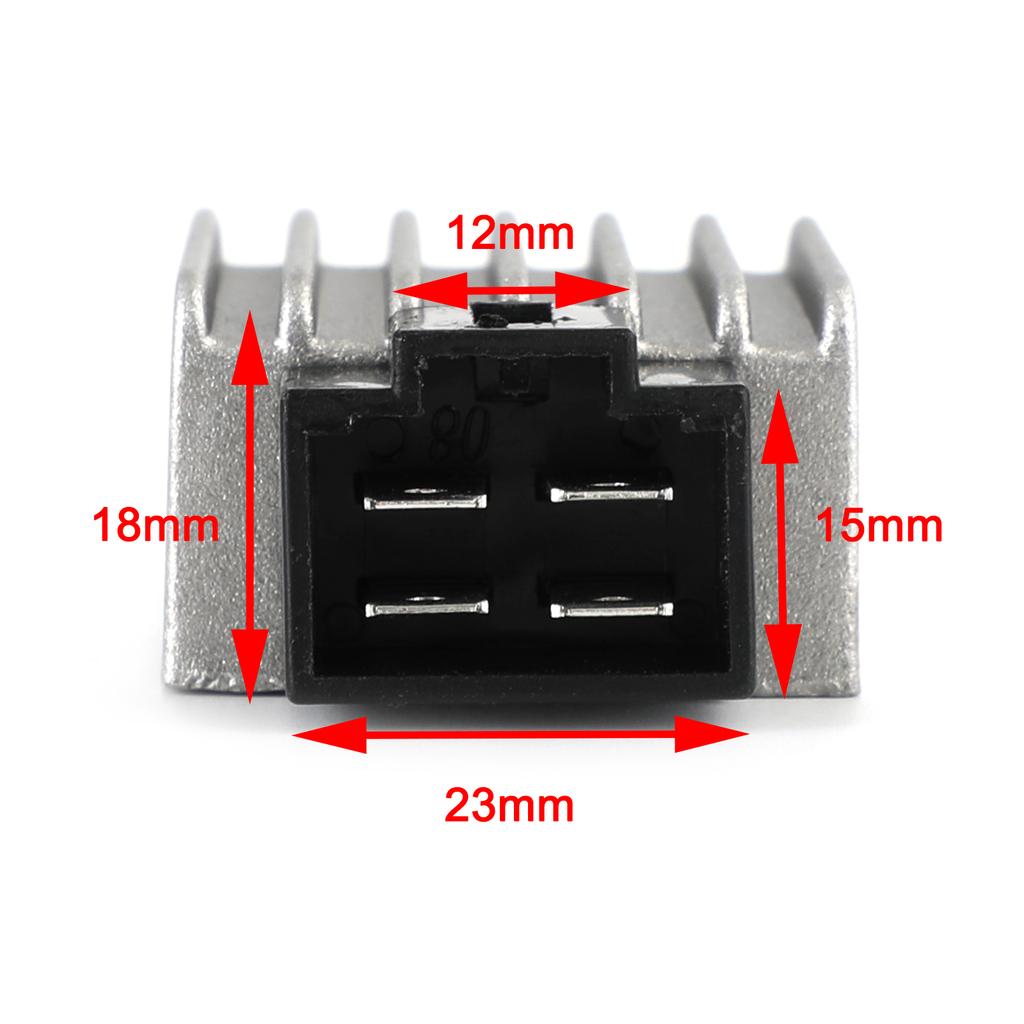 12v 4-контактный регулятор напряжения выпрямитель для GY6 QMB139 50cc-150cc скутер мопед квадроцикл