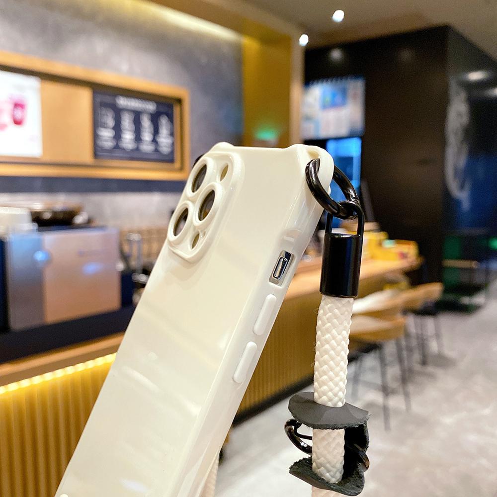 Чехол-ремешок для ожерелья через плечо, мягкий чехол для iPhone 15 Pro Max 14 Pro Max 15 Plus 13 12 11 Pro Max, противоударный силиконовый чехол