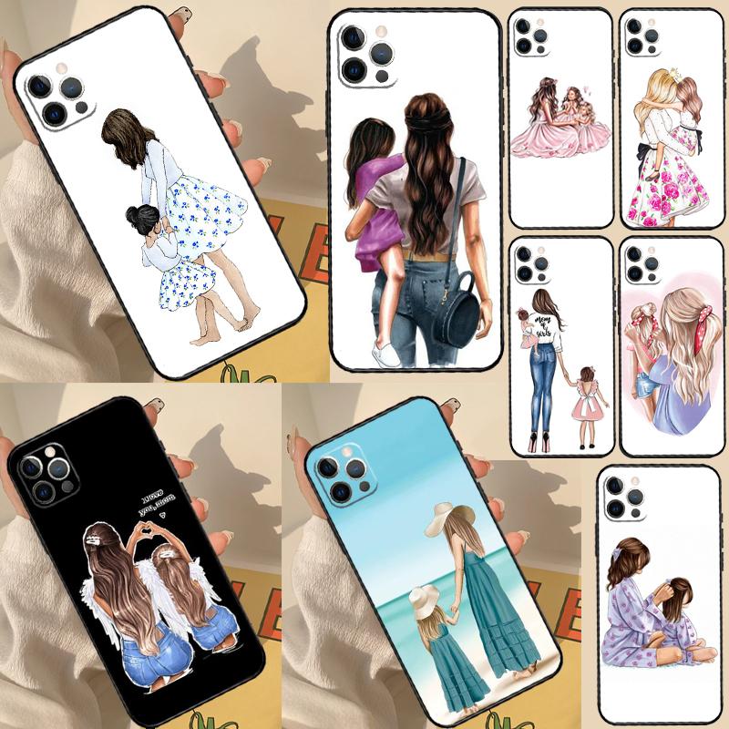 Mom and Daughter Phone Case For Samsung Galaxy S24 S25 S26 Ultra S20 S21 S22 S23 Plus S10 S25 FE Back Cover