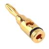 12 шт. золотых 24K банановых штекеров аудио разъем для акустического кабеля винтовой разъем США