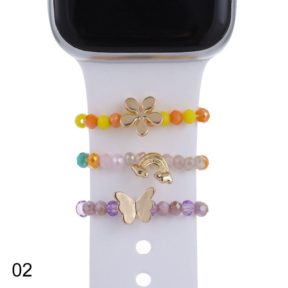 Creative Nails Diamond Strap Accessories Watch Band Ornament Wristbelt Charms Decorative Ring