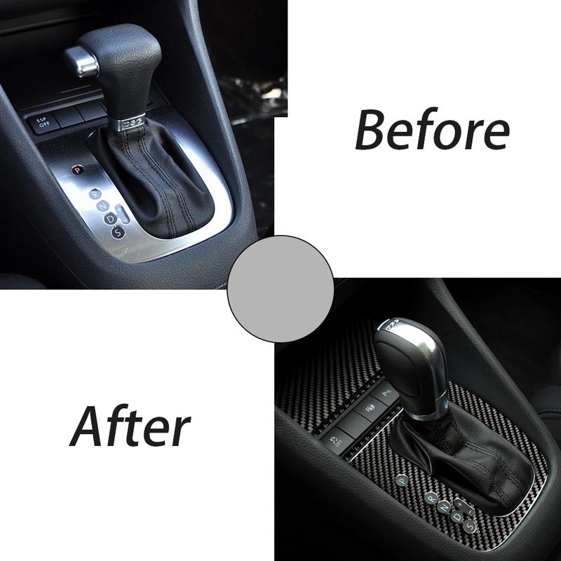 Для Volkswagen VW Golf 6 GTI MK6 2008 2009 2010 2011 2012 2013 Автомобильная центральная консоль Панель переключения передач Декоративная накладка под карбон