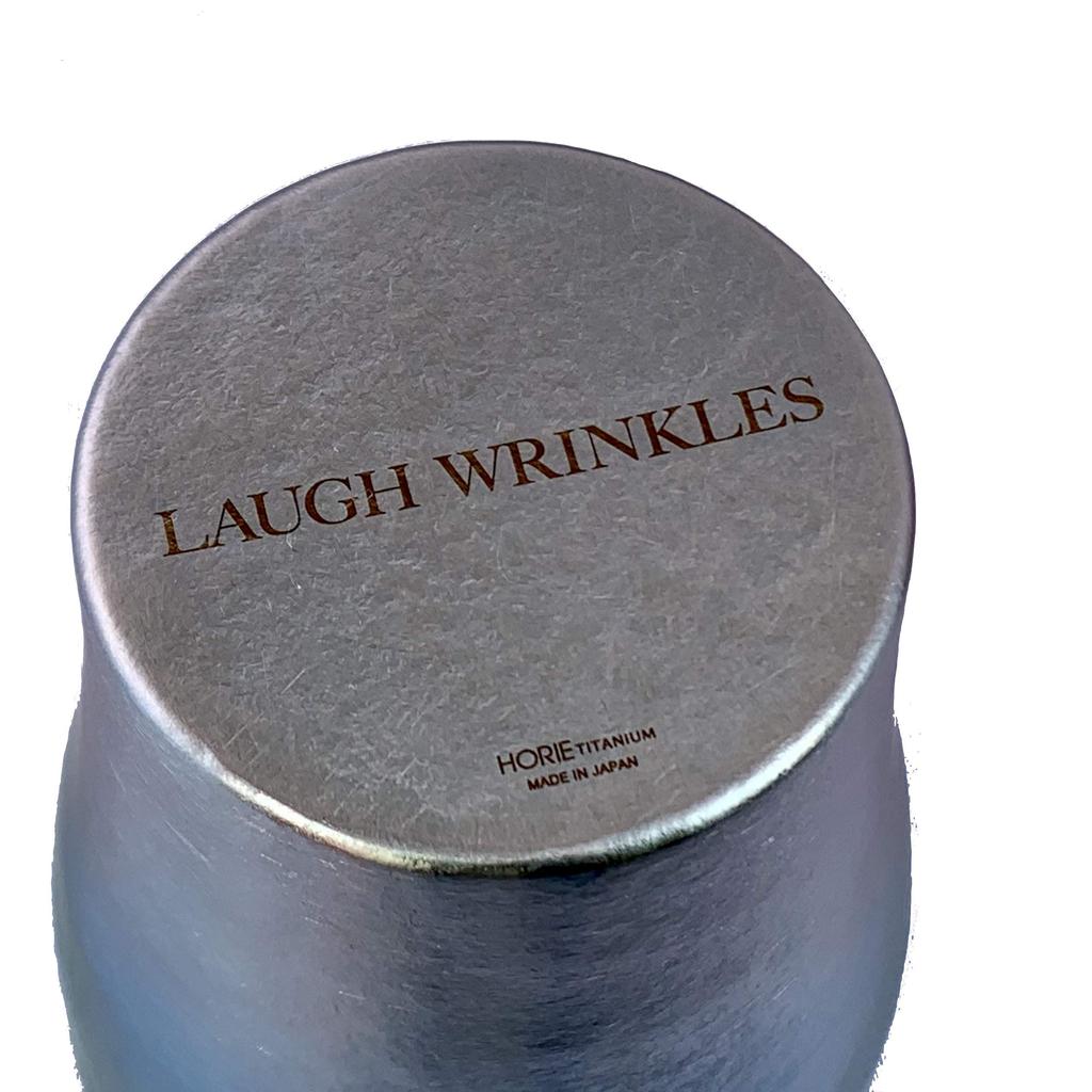 МОРЩИНЫ СМЕХА Титан Двойная стопа-тумблер 2 цвета Набор Титан Кемпинг Открытый Сделано в Японии Сделано в Цубаме ХОРИЕ Рей/Хана Тепло/Холод