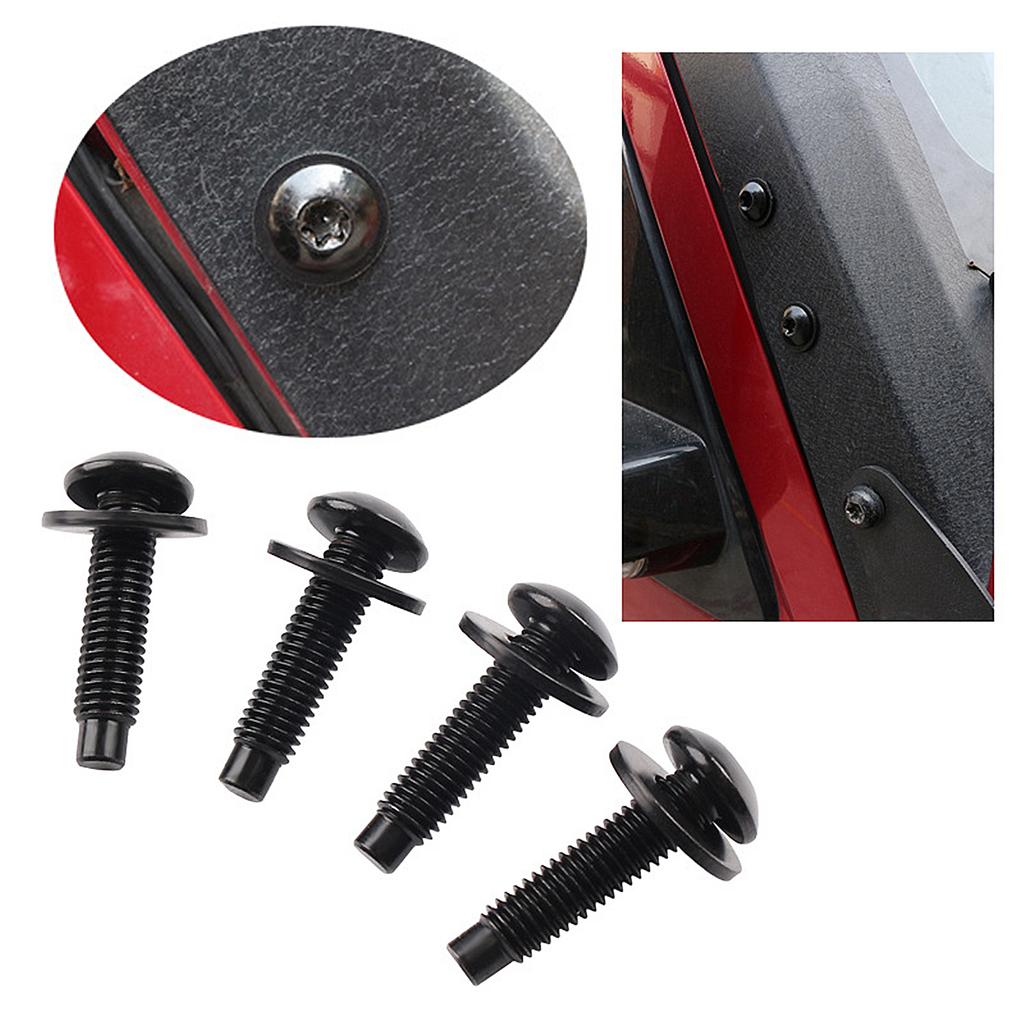 Винты на крышу для Jeep Wrangler JK JKU 2007-2017 Wrangler JL 2018 2022, винты Torx, болты, автомобильные аксессуары