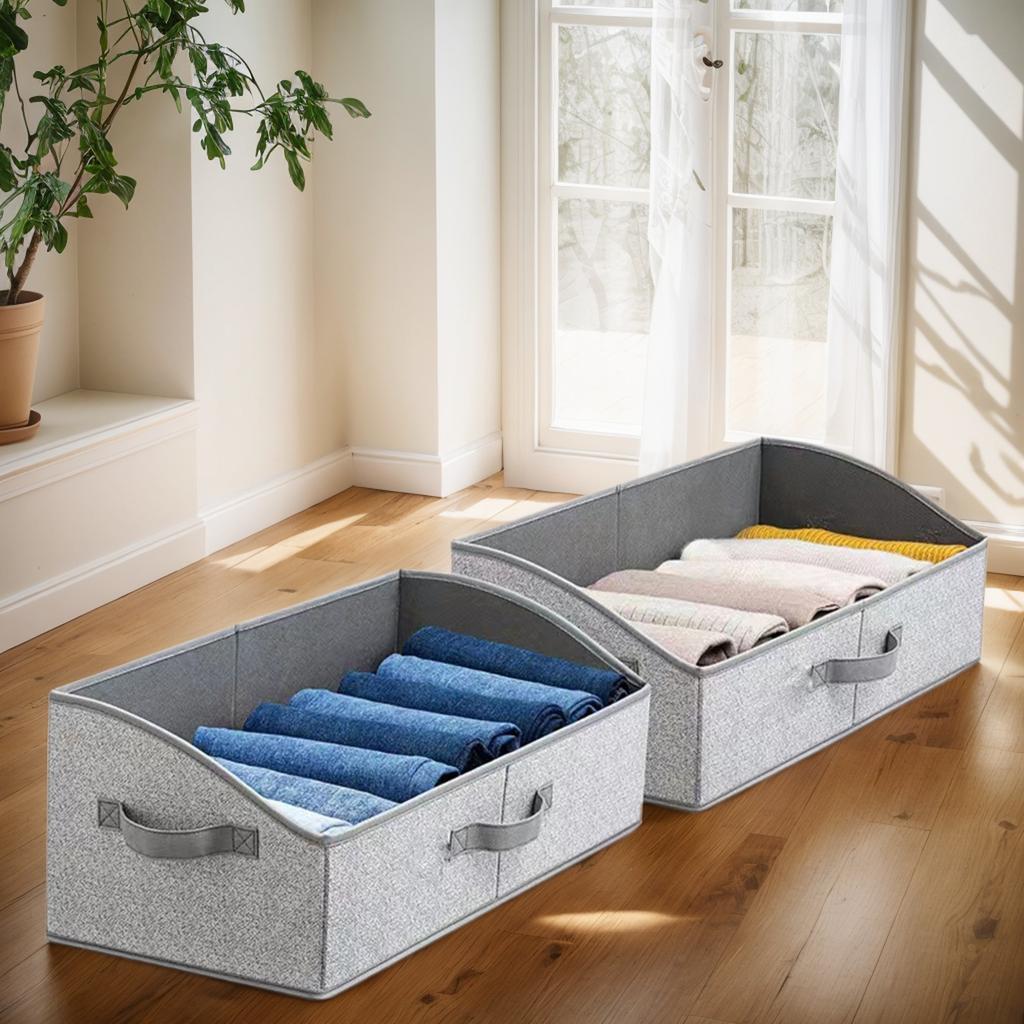 Контейнеры для хранения в шкафу для полок Трапециевидный контейнер для хранения Органайзер для полок шкафа для одежды, игрушек, полотенец, книг, детской одежды