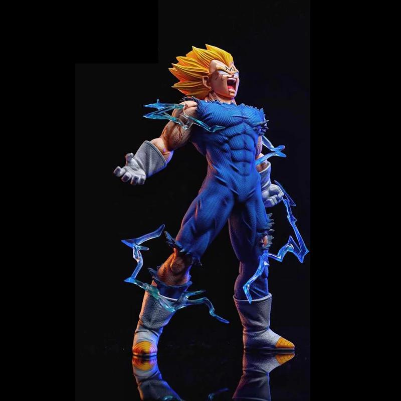 27 см Фигурка Аниме Dragon Ball Z Маджин Веджета Самоуничтожение Супер Сайян Фигурки Действия ПВХ Статуя Фигурка Модель Игрушки Подарок