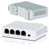 Rosfix Удлинитель-повторитель POE DIN TH35 – 1x Вход 3x Выход | Gigabit 1000 Мбит/с | 25 Вт, Дальность 100 м, Компактный Монтаж на DIN-рейку