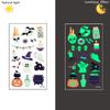 10Sheets Luminous Halloween Tattoo Stickers Ghost Pumpkin Kids Adults Halloween Party Decoration Glow In The Dark Supplies Gifts