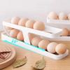 Автоматическая прокручивающаяся полка для яиц, кухонный холодильник, ящик для хранения, корзина для яиц, контейнер-органайзер, раздвижной холодильник, дозатор яиц