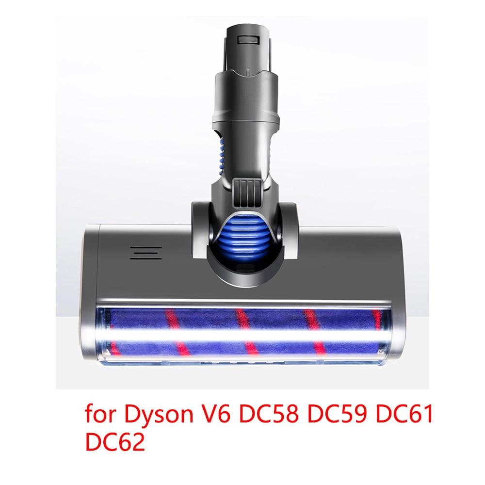 Моторизованная щетка для пола, инструмент для пылесоса Dyson V6 V8 V7 V10 V11, мягкая подметальная машина с роликовой головкой, щетка для пола для Dyson V6