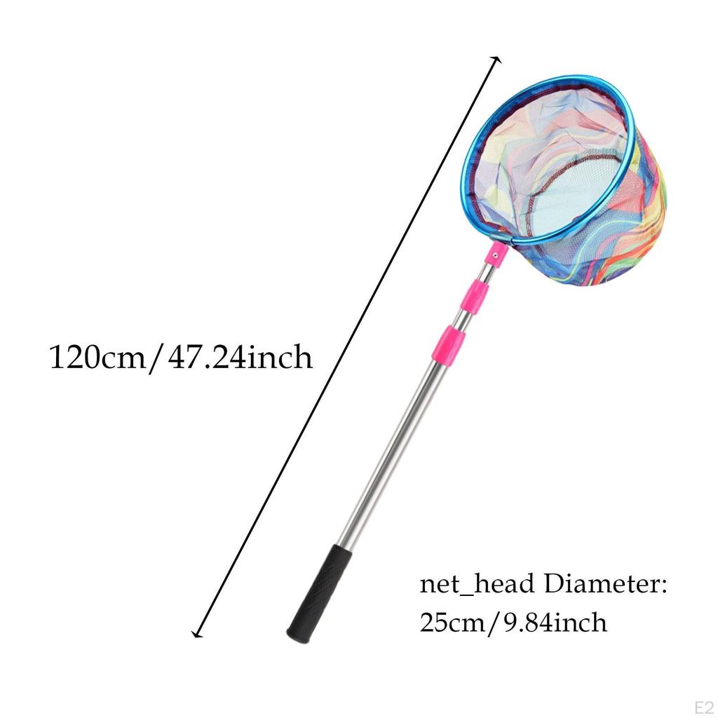 Children's Telescopic Fishing Net for Outdoor with Retractable Handle Collecting
