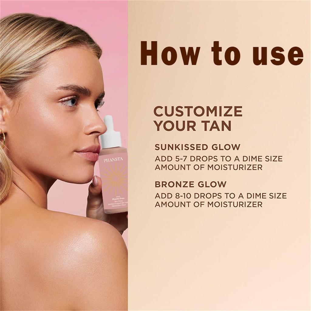 Крем для загара для тела Tanning Sunbath Sunless Skin Color Tanning Drops 60 мл