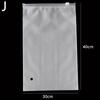 1pc Casual Scrub Storage Bag Ziplock Bags Resealable Thick Portable High Quality Big Size