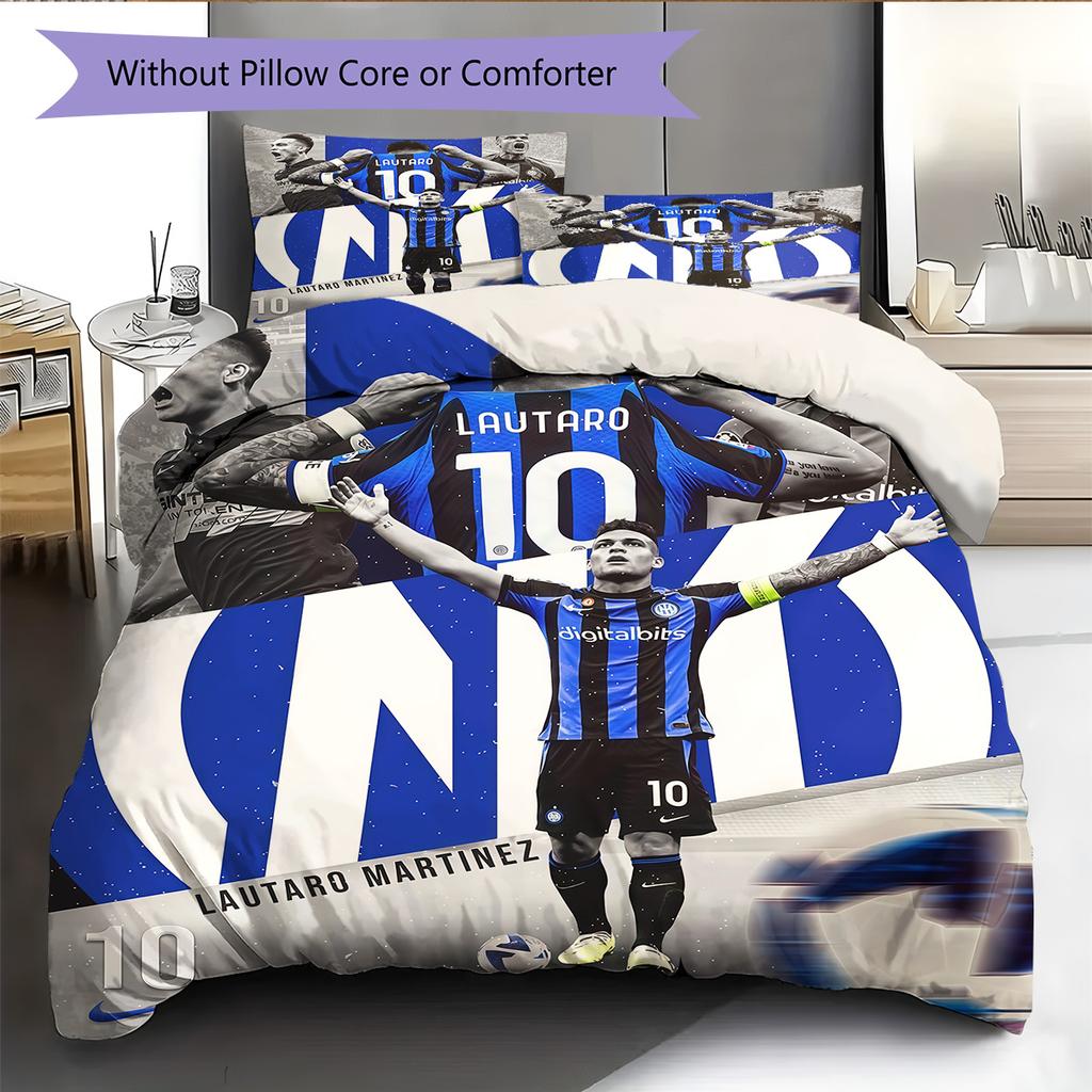 FCIM Pattern Bedding Quilt Set Quilt Cover Pillowcase Home Decoration Birthday Gift (1 * duvet cover + 2 * pillowcase, without core)