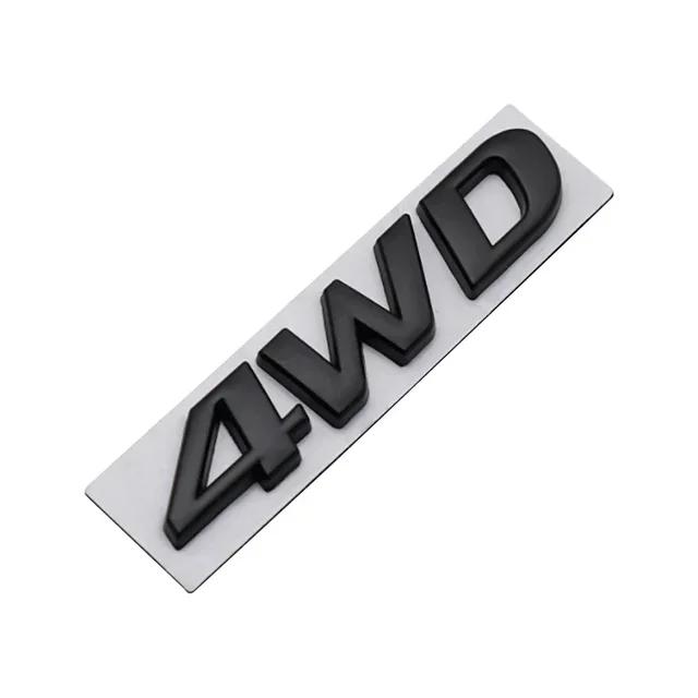 1 шт. 3D Металлический Логотип 4WD Наклейки Значок Значок на Задний Багажник Крыло Автомобиля Клейкий Значок Наклейка на Кузов Аксессуары