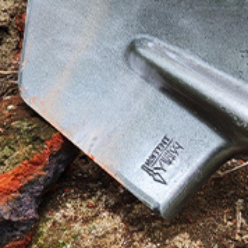 Марганцевая сталь Уличная лопата Утолщенная Многофункциональная Кемпинг Портативная Ручка из массива дерева Лопата Кемпинг Выживание Инструменты для улицы