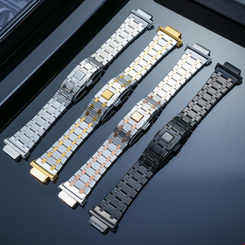 Модификационный комплект GA2100 Нержавеющая сталь Безель Ремешок Для Casio G-SHOCK GA2100/2110 GAB2100 Модифицированный металлический корпус Ремешок Комплект Аксессуары для часов