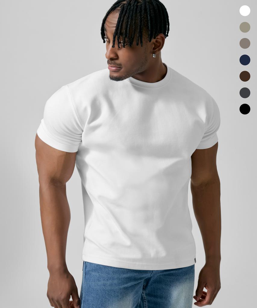 DRIX Signature Cotton Muscle Fit Half Sleeve_7Color (Type A)
