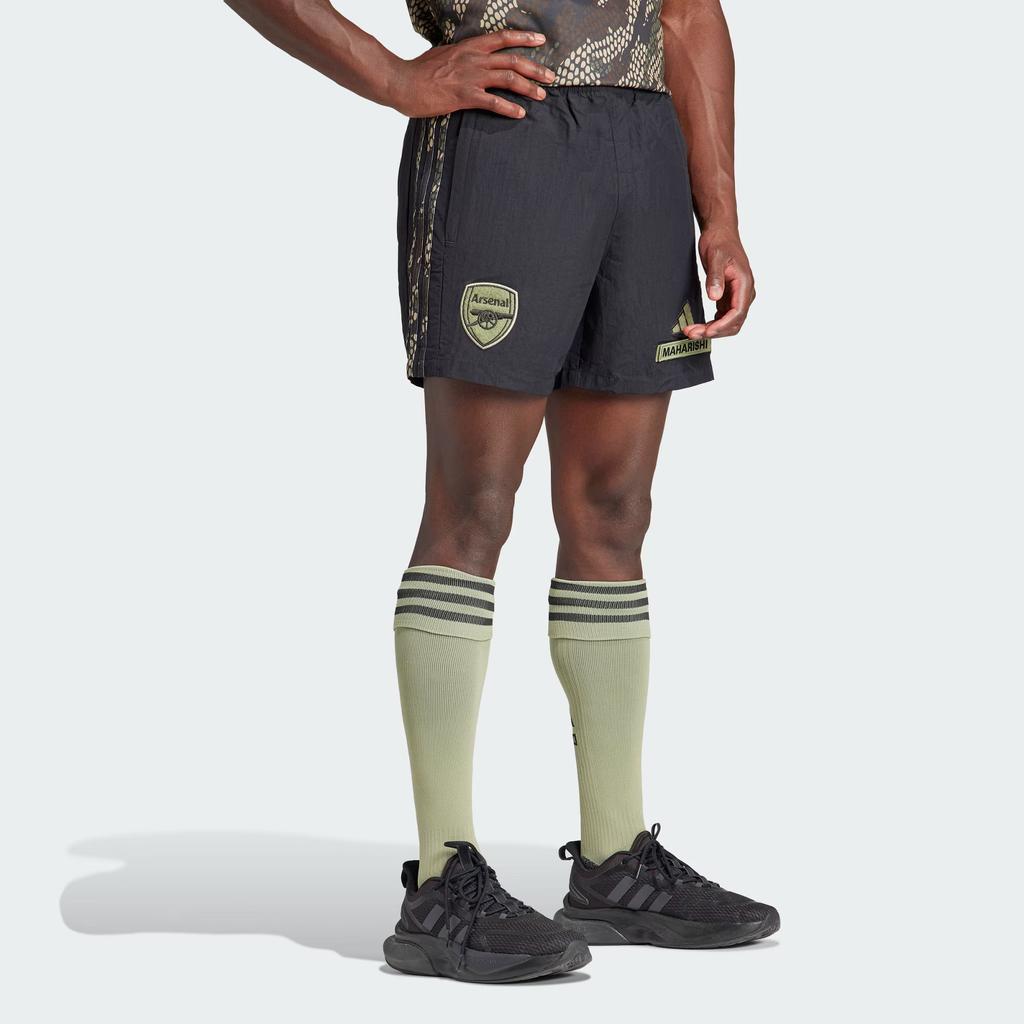 Adidas X Maharishi Arsenal Condivo 23 Тренировочные футбольные шорты Мужские шорты Черный IN4751