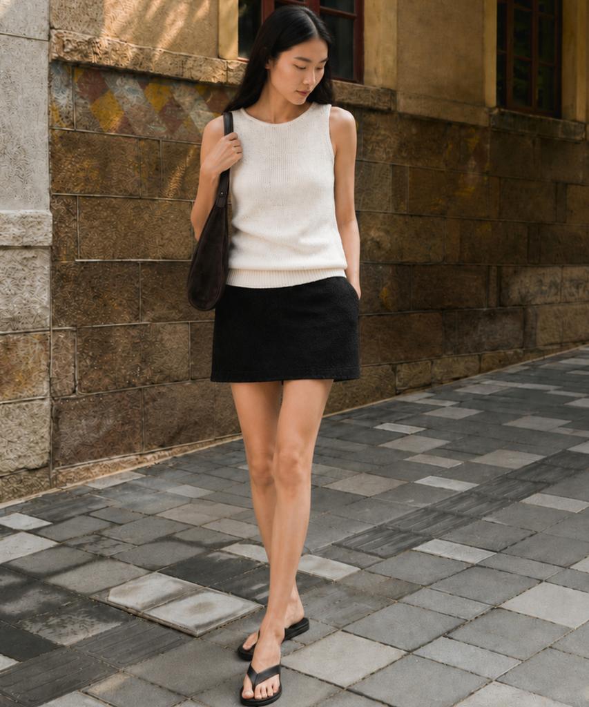KIMDOH Noma Knit Top - Black