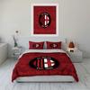 AC Milan Bedding Set Bedding Duvet Cover Set Duvet Cover Pillowcases Home Decor (1 * Duvet Cover 2 * Pillowcases, without duvet insert)