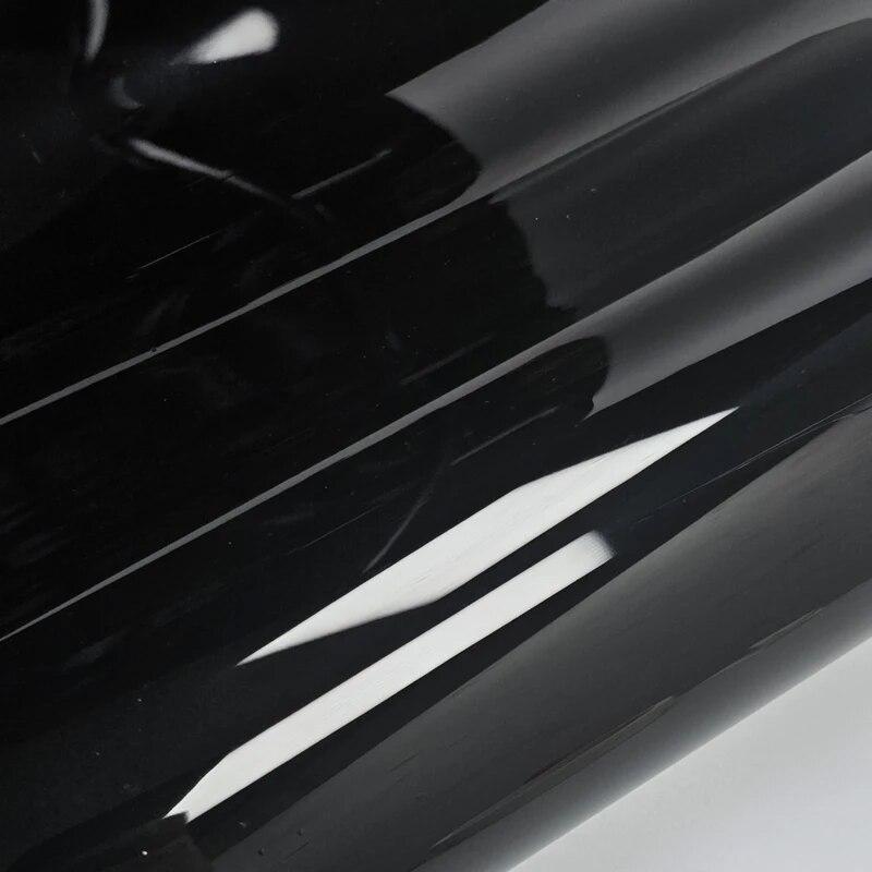 High Glossy Piano Black Yellow Red Blue Vinyl for Car Decals Wrapping Foil Bright Black Stickers On Car Film Cover Adhesive Wrap