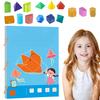 Set Pull String 3D Geometry Learning Book Early Education DIY