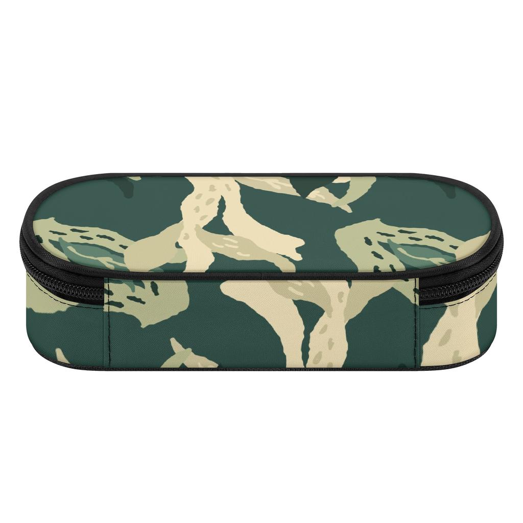 Pen Case Zipper Closure High Capacity 300D Polyester with Main Compartment Mesh Pocket and Pen Slots for Middle School Students