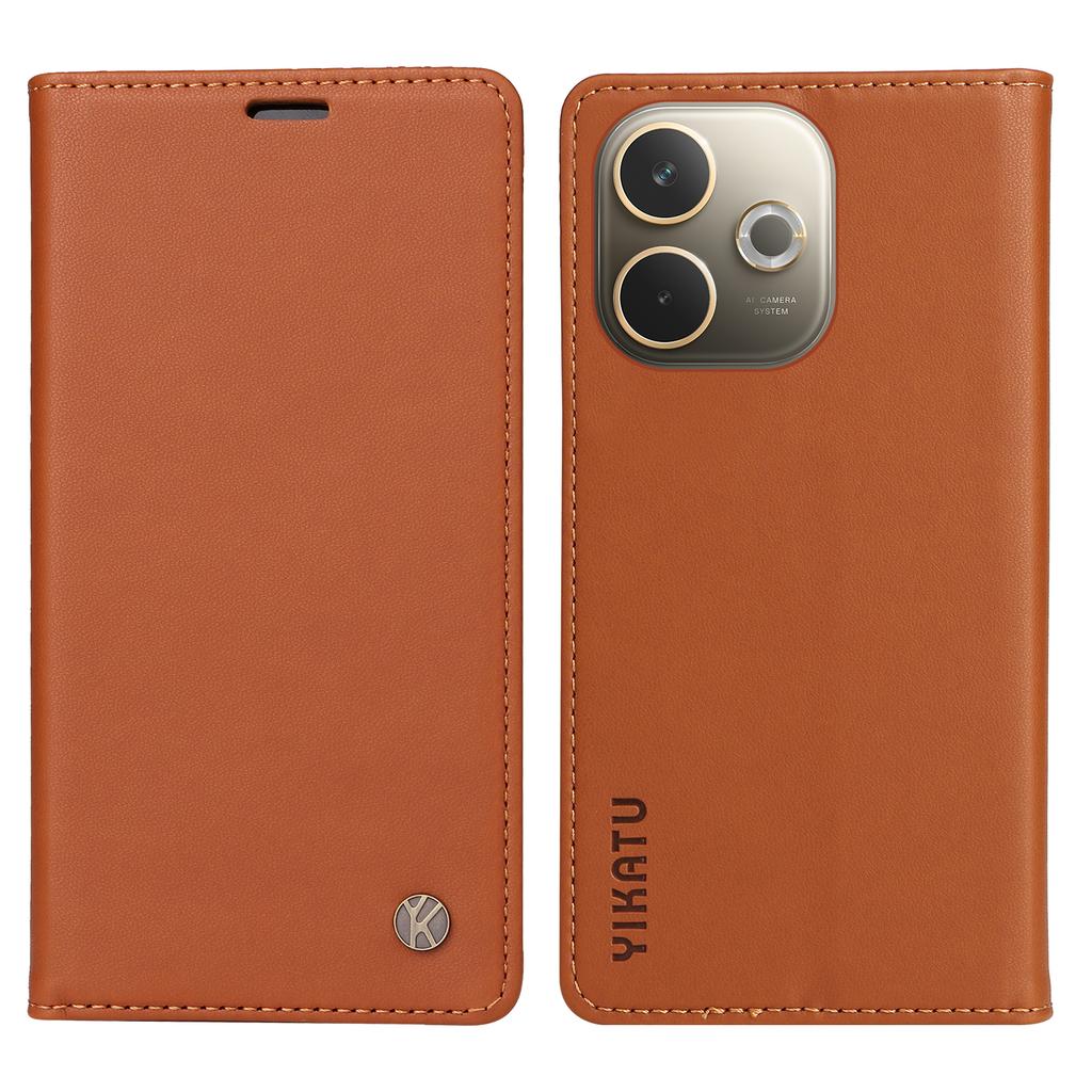 Для Oppo A5 Energy 5G (Китай)/Oppo A5 Pro 4G (Глобальный) Чехлы для телефонов YIKATU Магнитная застежка PU кожа Мобильный чехол