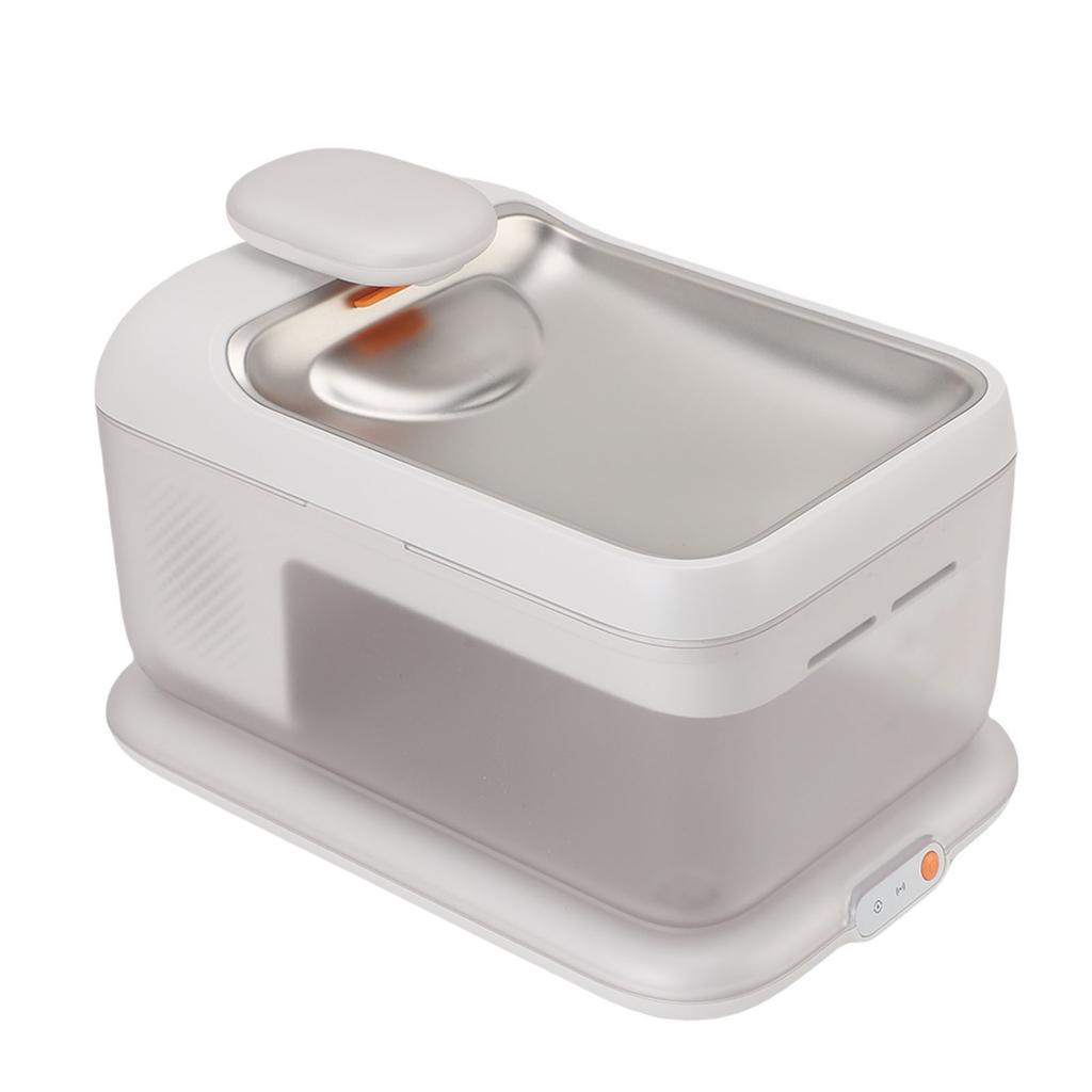 Фонтан для воды для кошек Беспроводной умный диспенсер для воды для домашних животных Нержавеющая сталь 4,5 л Большая миска для воды для собак