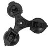 Car Triple Suction Cup Sucker Mount Holder Bracket with Ball Head for OSMO for GoPro Camera