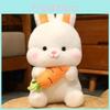 Плюшевая игрушка-кролик из мультфильма с мягким коротким ворсом для детского подарка на день рождения