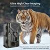 Night Vision Hunting Camera 4K Ultra High Clear Trail Camera Wildlife Motion Activated Camera  120 Degrees