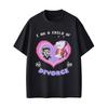 Игровая футболка Deltarune Spamton and Tenna I Am Child of Divorce Смешной мем Унисекс Женская Повседневная Хлопковая С коротким рукавом