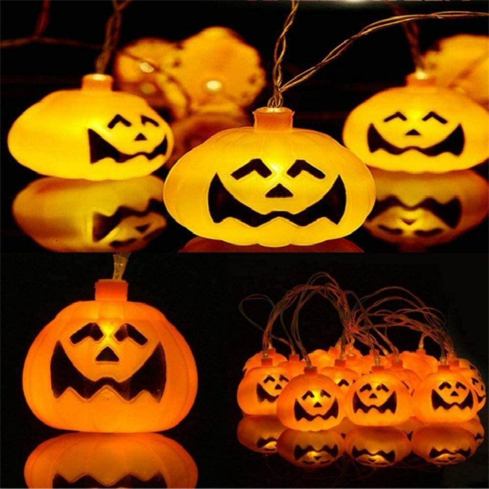 2M/ 3M Pumpkin LED String Lights Waterproof Pumpkin Crystal Lights Porch