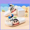 Удобные и стильные детские летние тапочки Crayon Shinchan, мягкая подошва, нескользящий дизайн