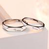 Кольца для пар, классические модели, простая модная регулируемая пара колец, подарок на день Святого Валентина для подруги