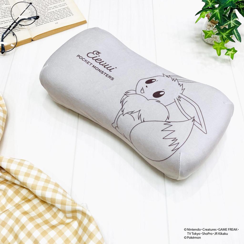 MORIPiLO Morishita подушка из пены с эффектом памяти Pokemon Eevee 15x31 см, подушка для поддержки талии и спины, мягкая игрушка, подушка Pokemon Pastel Beige 4621201