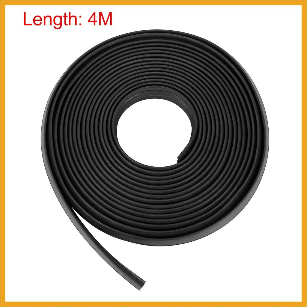 4m x 23mm Universal Car Z Shape Rubber Weather Waterproof Strip Seal Edge Protector Replacement