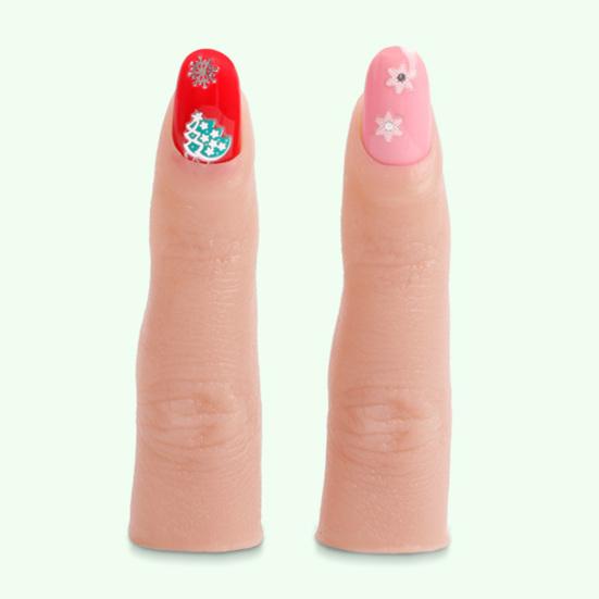 1 комплект тренировочных реалистичных прочных гибких суставов для самостоятельной тренировки ногтей, манекен для ногтей, тренировочный палец для ногтей