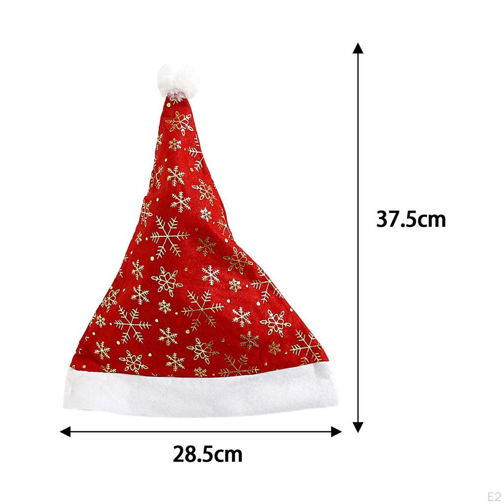 Снежинка Рождественская шапка головной убор мужской женский косплей костюм аксессуары Санта для