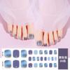 New Gel Manicure Stickers Toe Stickers Waterproof Hot Stamping Semi-cured Nail Stickers