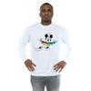 Disney Mens Mickey Mouse Rainbow Chain Sweatshirt